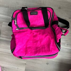 BIAGGI | ZipSack 22 inch Foldable Spinner Duffle Pink
